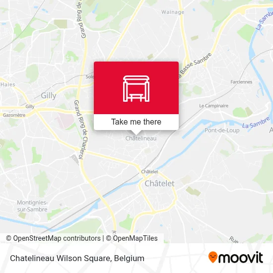 Chatelineau Wilson Square map