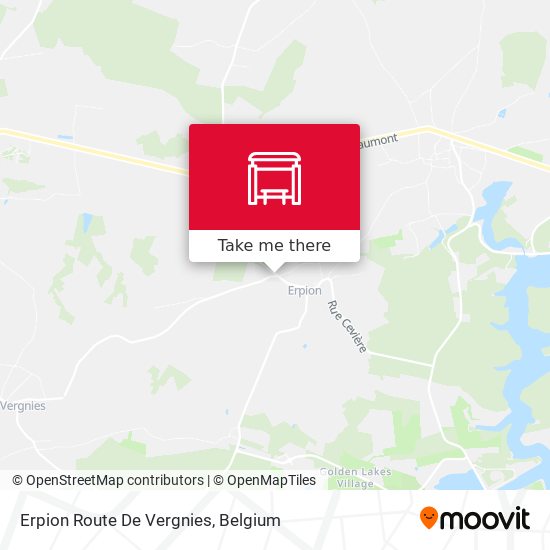 Erpion Route De Vergnies map