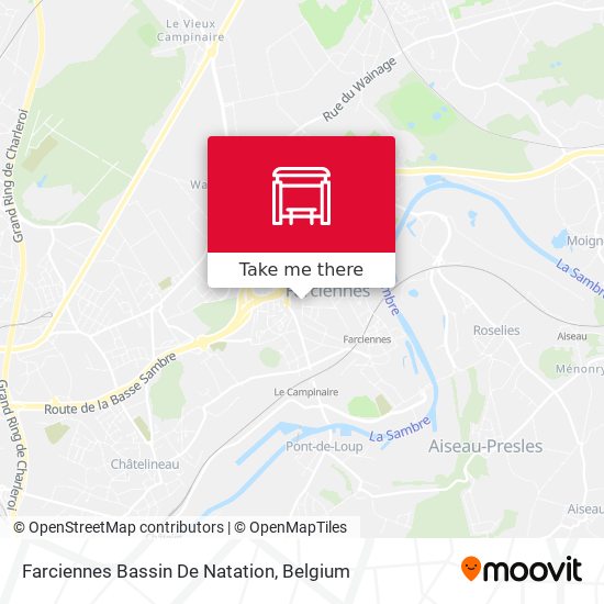 Farciennes Bassin De Natation plan