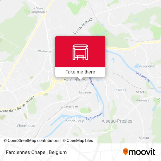 Farciennes Chapel map
