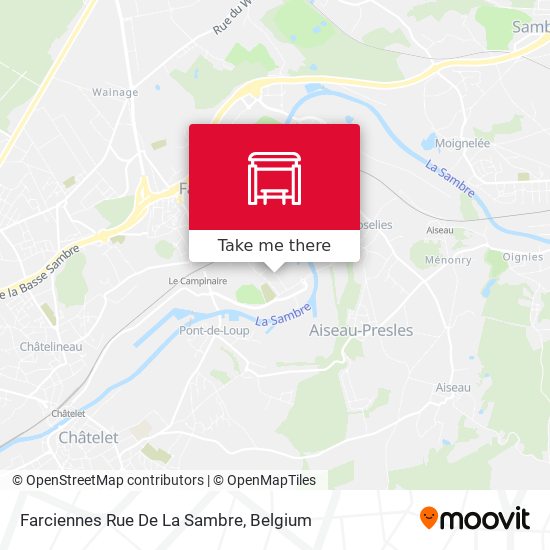 Farciennes Rue De La Sambre map