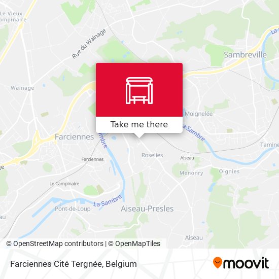 Farciennes Cité Tergnée plan