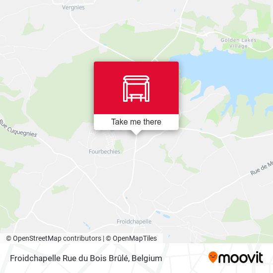 Froidchapelle Rue du Bois Brûlé map