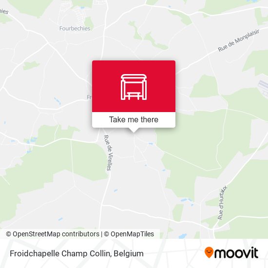 Froidchapelle Champ Collin map