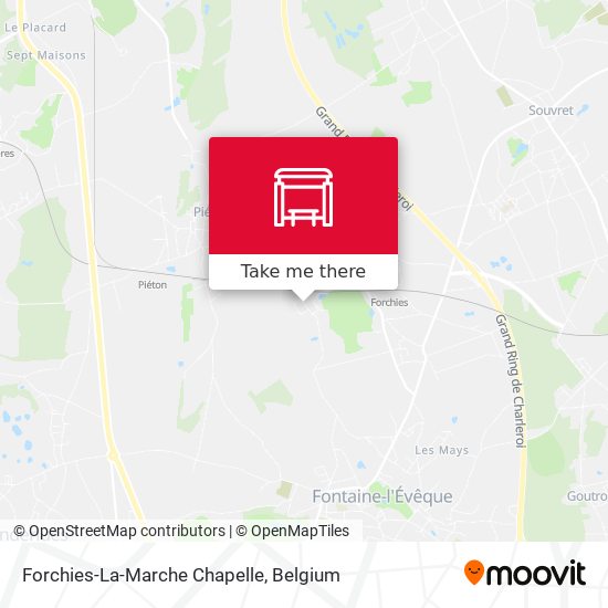 Forchies-La-Marche Chapelle plan
