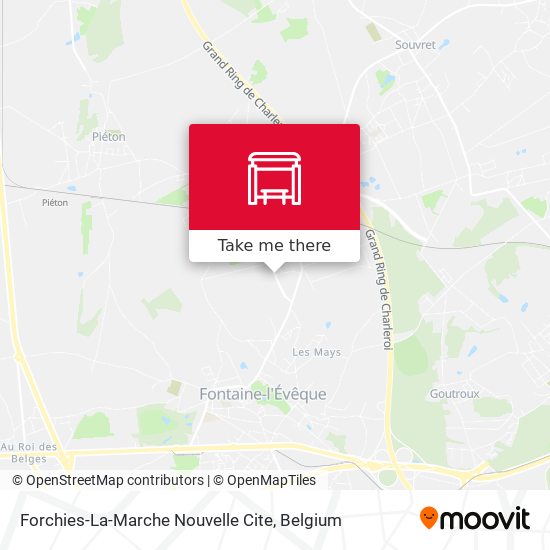 Forchies-La-Marche Nouvelle Cite map