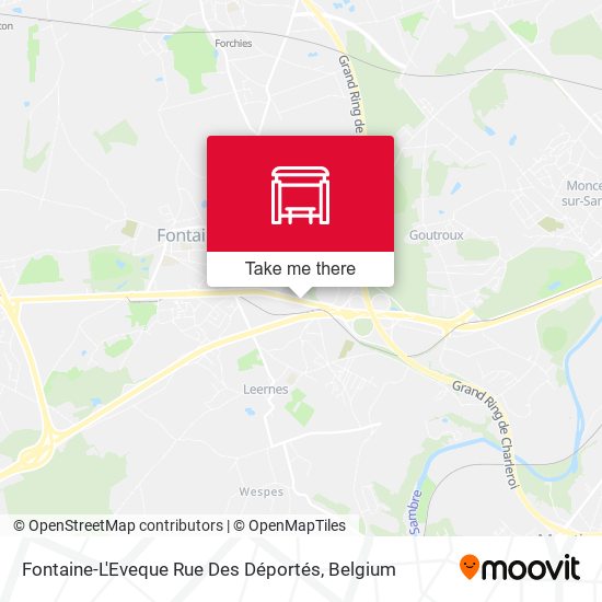 Fontaine-L'Eveque Rue Des Déportés map