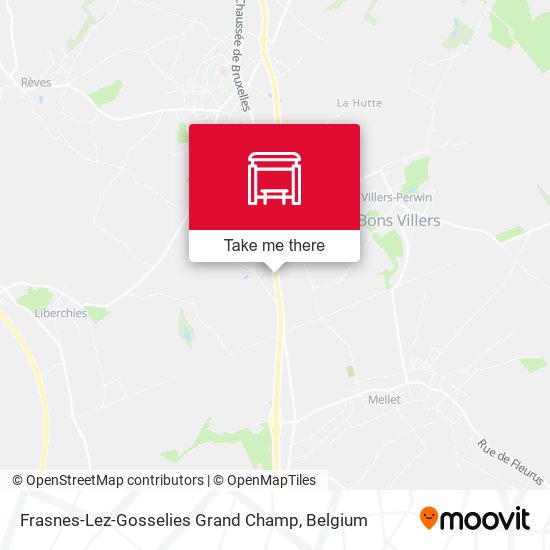 Frasnes-Lez-Gosselies Grand Champ map