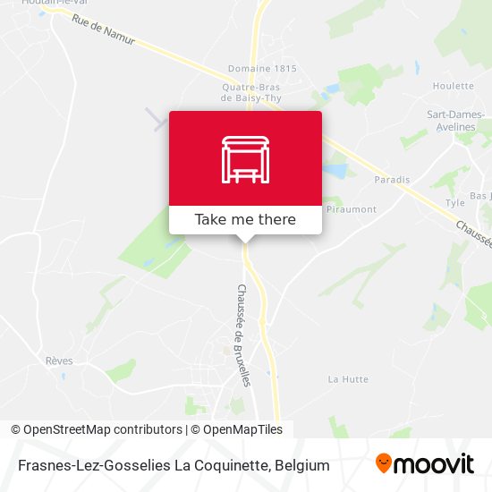 Frasnes-Lez-Gosselies La Coquinette plan