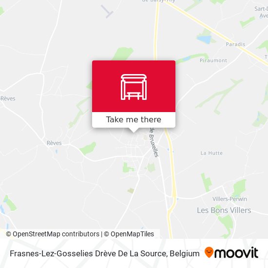 Frasnes-Lez-Gosselies Drève De La Source plan