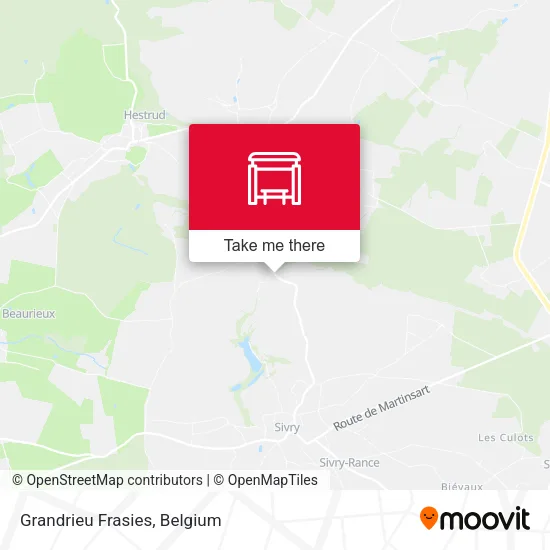 Grandrieu Frasies map
