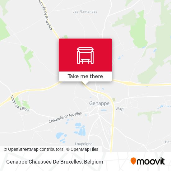 Genappe Chaussée De Bruxelles map