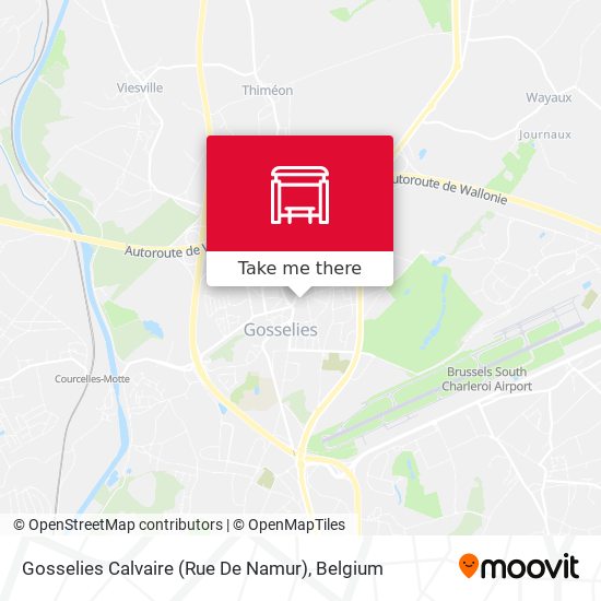 Gosselies Calvaire (Rue De Namur) map