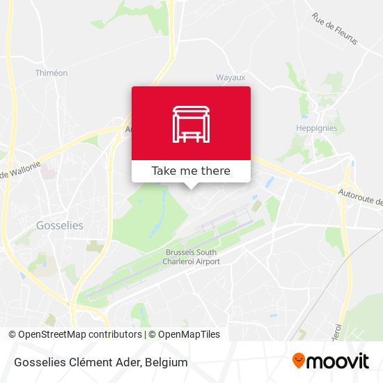 Gosselies Clément Ader plan