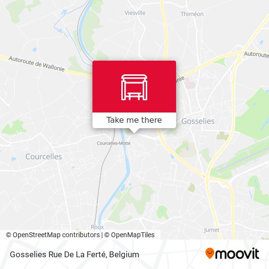 Gosselies Rue De La Ferté plan