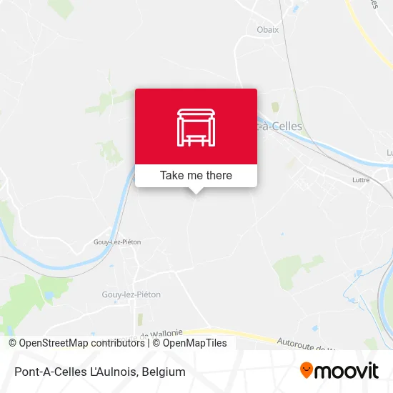 Pont-A-Celles L'Aulnois map