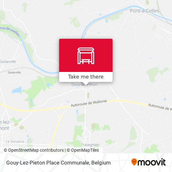 Gouy-Lez-Pieton Place Communale map