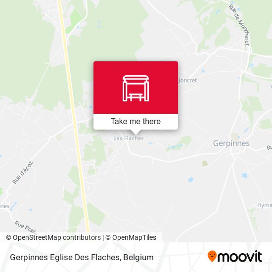 Gerpinnes Eglise Des Flaches plan