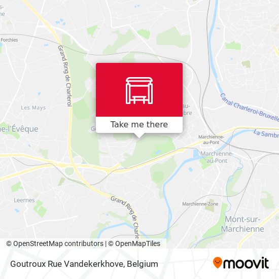 Goutroux Rue Vandekerkhove plan