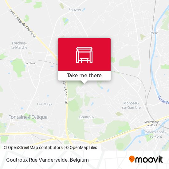 Goutroux Rue Vandervelde map