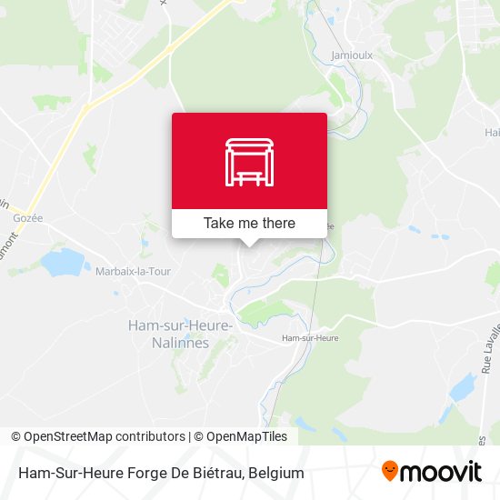 Ham-Sur-Heure Forge De Biétrau map