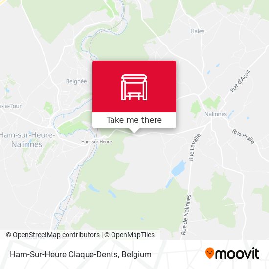 Ham-Sur-Heure Claque-Dents map