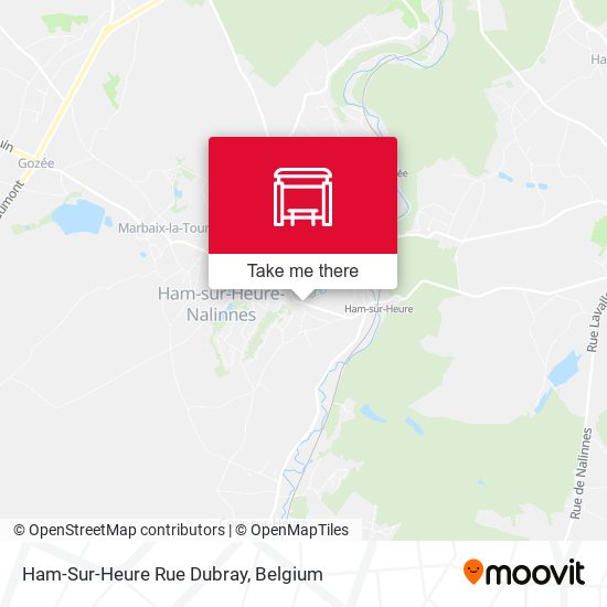 Ham-Sur-Heure Rue Dubray plan