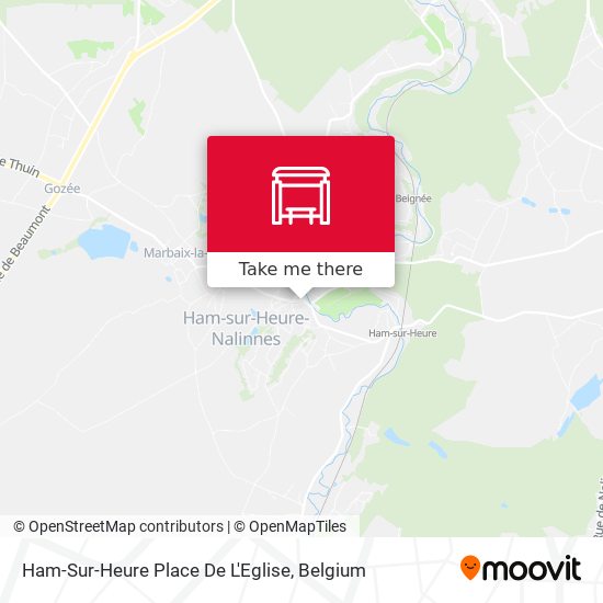 Ham-Sur-Heure Place De L'Eglise map