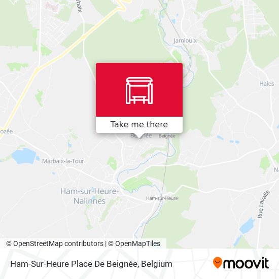 Ham-Sur-Heure Place De Beignée map