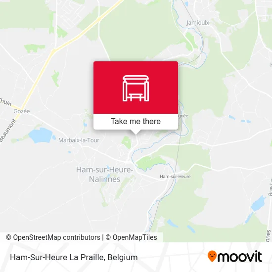 Ham-Sur-Heure La Praille map