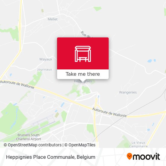 Heppignies Place Communale plan