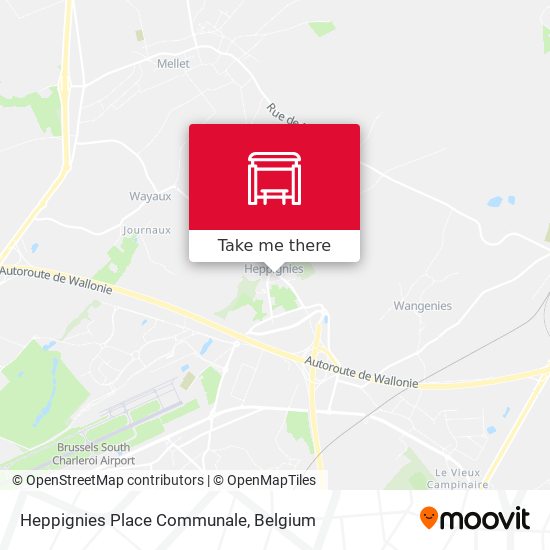 Heppignies Place Communale map
