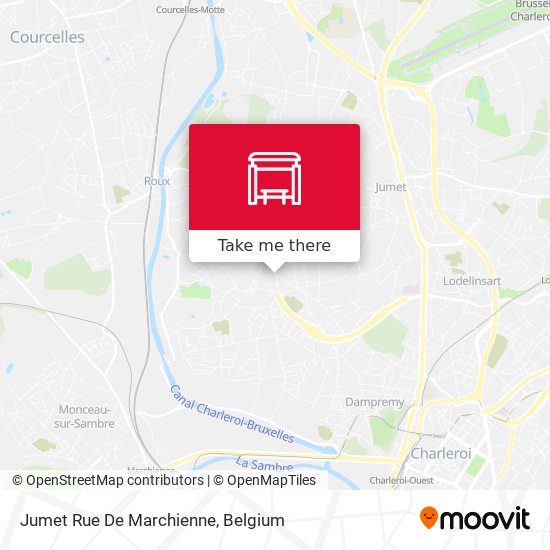 Jumet Rue De Marchienne map