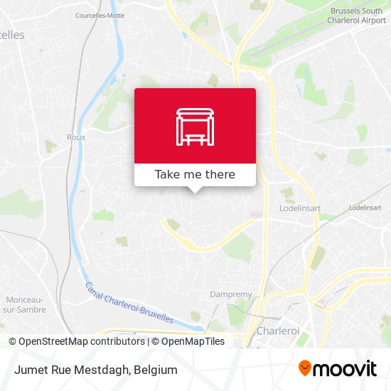Jumet Rue Mestdagh plan