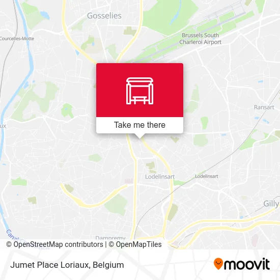 Jumet Place Loriaux plan