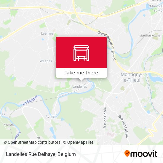 Landelies Rue Delhaye plan