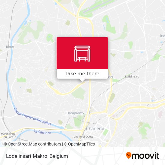 Lodelinsart Makro map