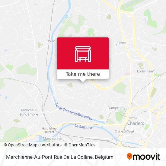 Marchienne-Au-Pont Rue De La Colline map
