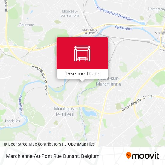 Marchienne-Au-Pont Rue Dunant map