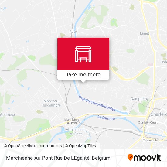 Marchienne-Au-Pont Rue De L'Egalité map