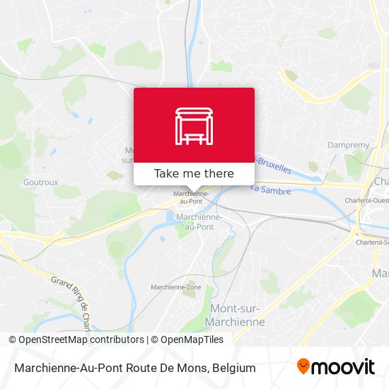 Marchienne-Au-Pont Route De Mons plan