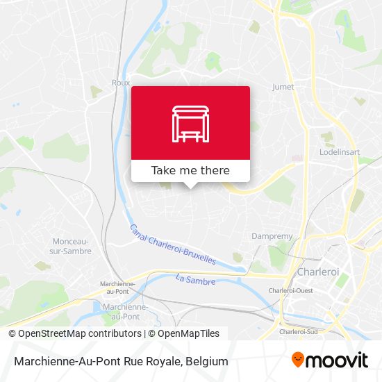 Marchienne-Au-Pont Rue Royale map