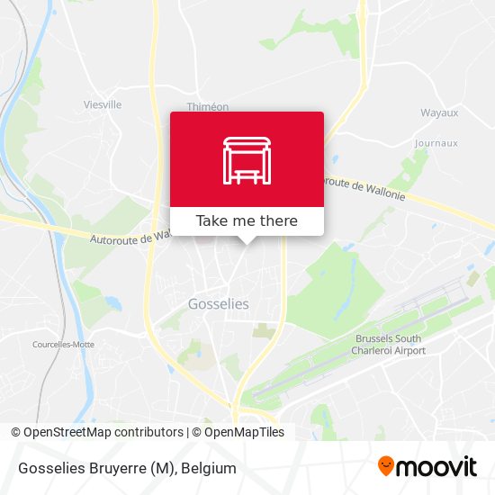 Gosselies Bruyerre (M) map