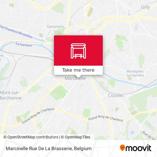 Marcinelle Rue De La Brasserie map