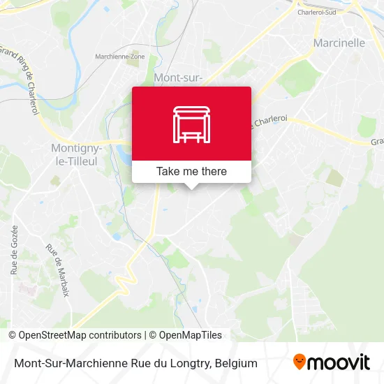 Mont-Sur-Marchienne Rue du Longtry map