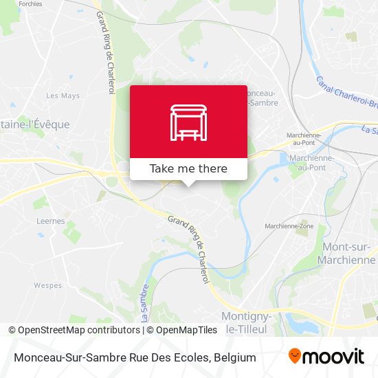 Monceau-Sur-Sambre Rue Des Ecoles map