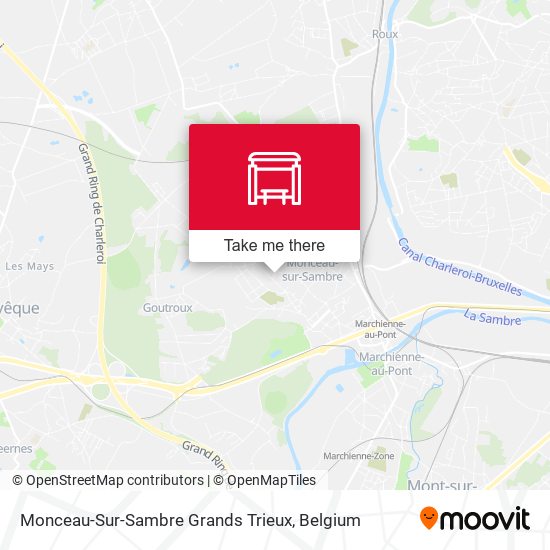 Monceau-Sur-Sambre Grands Trieux map