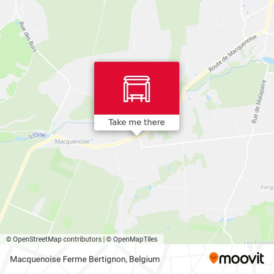 Macquenoise Ferme Bertignon map