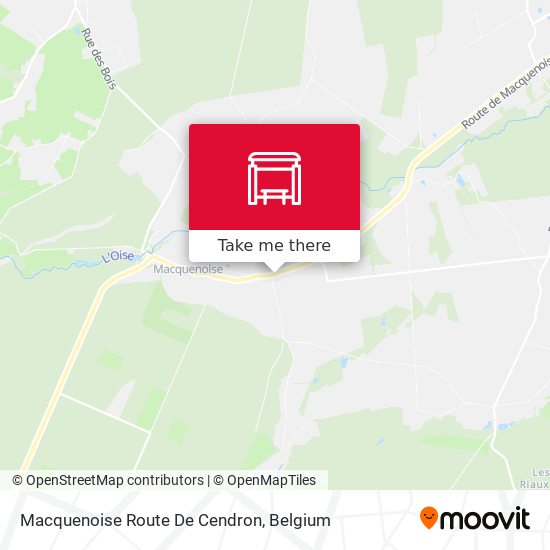Macquenoise Route De Cendron map