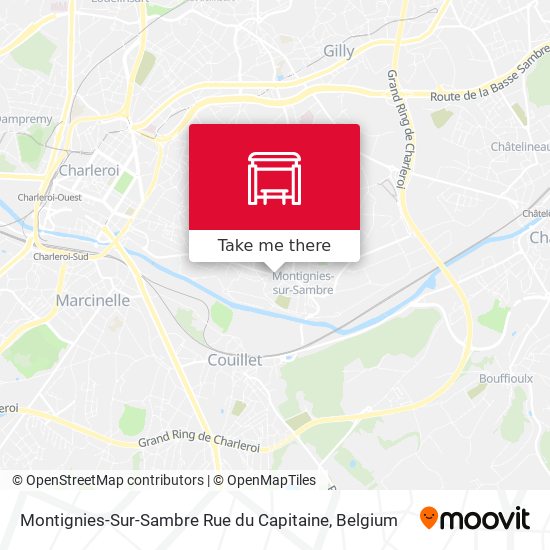 Montignies-Sur-Sambre Rue du Capitaine map